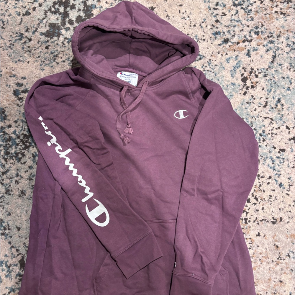 Champion Mauve Hoodie with Logo